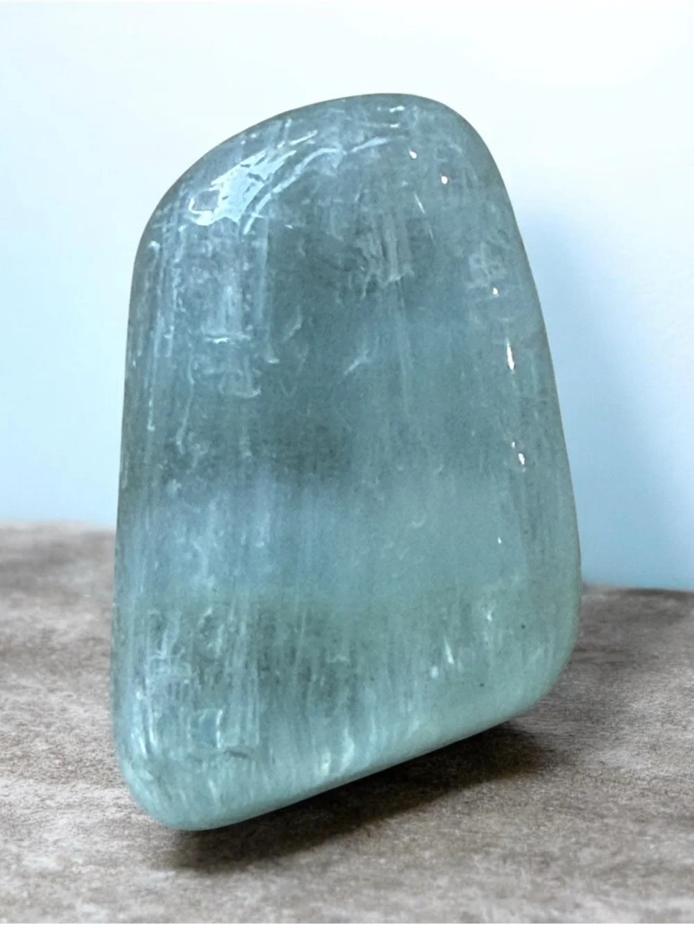 Blue Topaz Tumbled Stone!